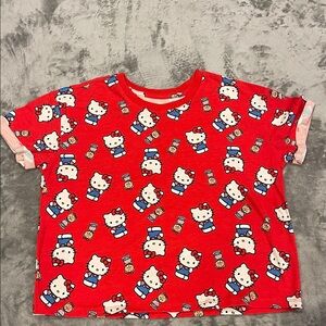 Hello Kitty Vibrant Red Kids Tee